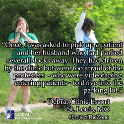 prochoiceamerica:  Today, the U.S. Supreme Court is hearing a challenge to a buffer zone law that protects patients and staff at clinics in Massachusetts from anti-choice harassment and violence.Across the country, extreme, often violent, anti-choice