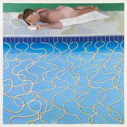 lefildelhorizon: David Hockney, Sunbather,