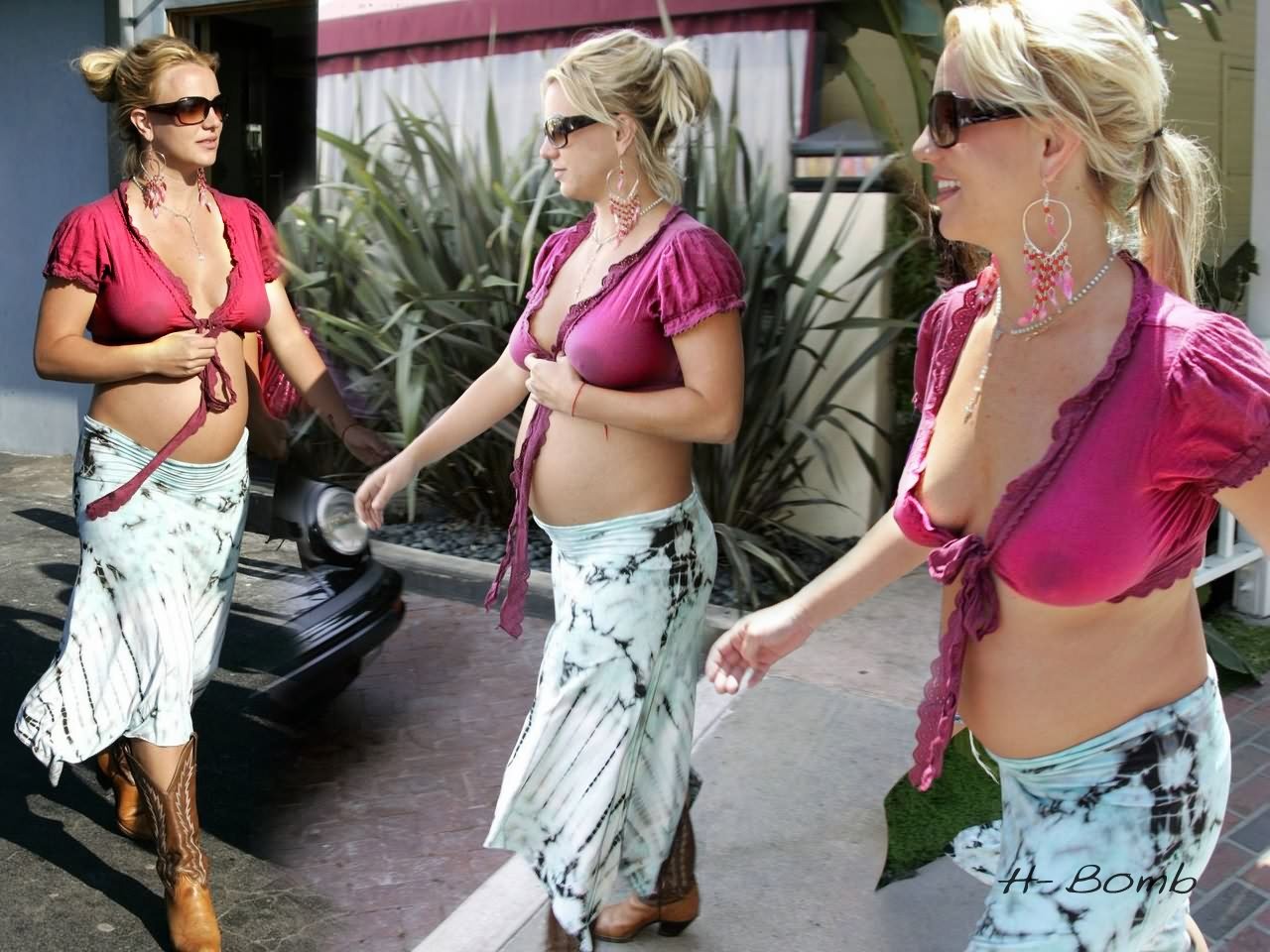 Britney Spears pregnant with her 1st Child (2005)When I was younger this was THE