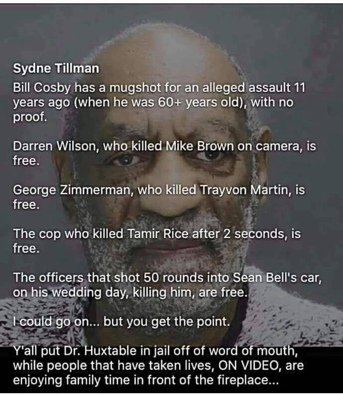 ebonytruth:  Dr. Huxtable is a  f i c t i o n a l  character, nobody locked him up.