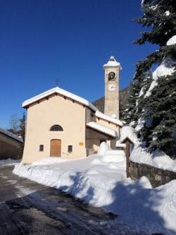 Chiesa di Mondagnola. Inverno 2014.©Enrico Torre