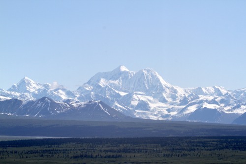 highways-are-liminal-spaces: Views of the northern Alaska Range, along the Denali HighwayTaken June 