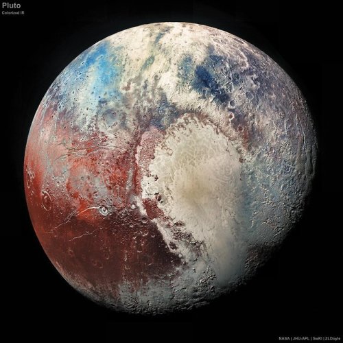 The clearest and newest photo of Pluto. (Found on r/interestingasfuck thought it belonged here) [204