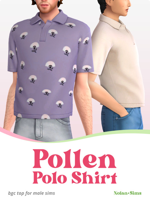 nolan-sims:Pollen Polo ShirtSpring is in full-force here in NY and my allergies are driving me insan
