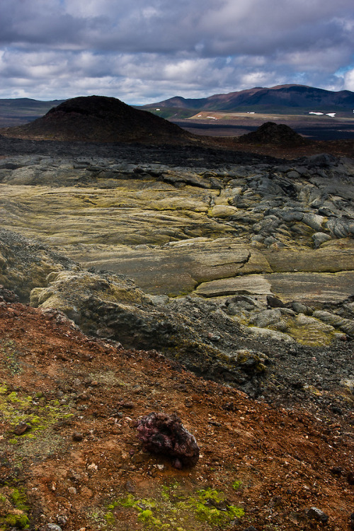 Krafla Lava Fields by João Maia In Krafla, the trail leads through areas of solidified lava, in an o