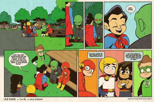 JL8 #265, pgs. 1-5 by Yale StewartBased on characters in DC Comics.Like the Facebook page here!