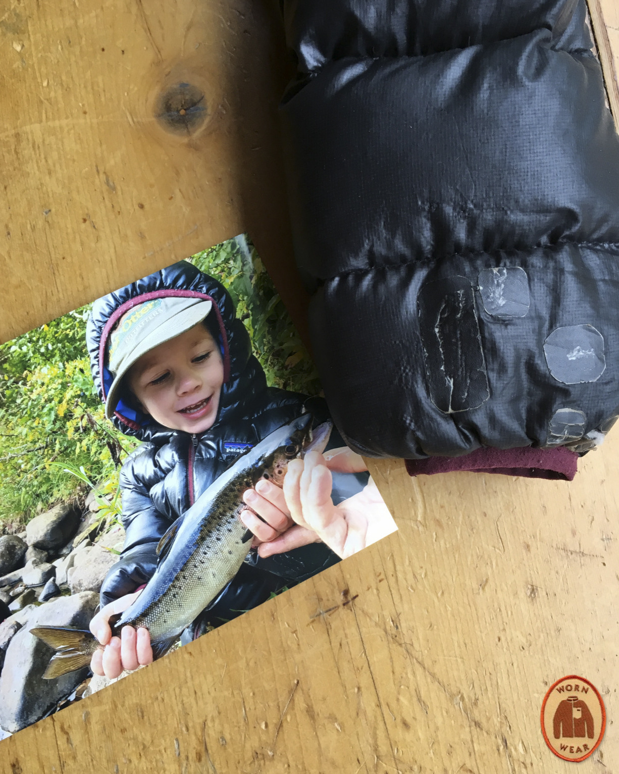 Worn Wear — Little One Catching a Big One. Brookes & Alden