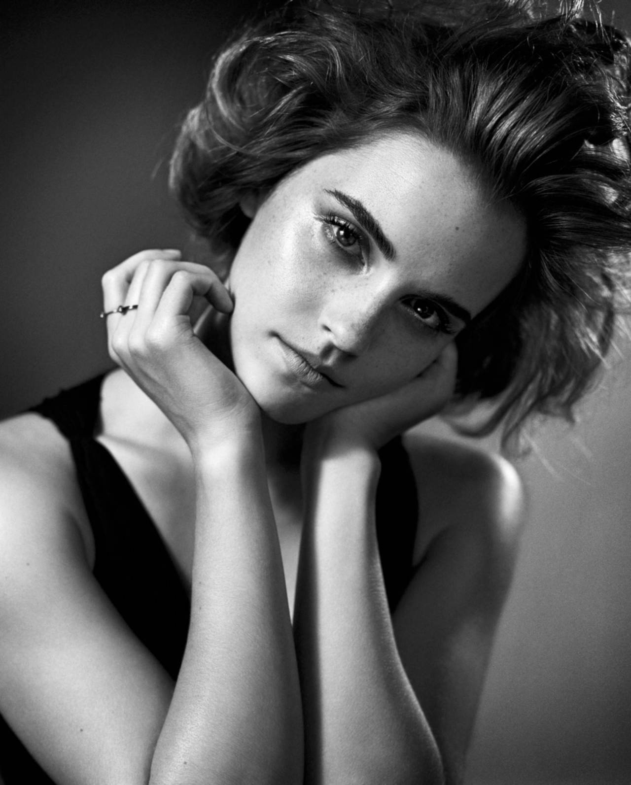 mistertez:  Emma Watson ~ In Black and White