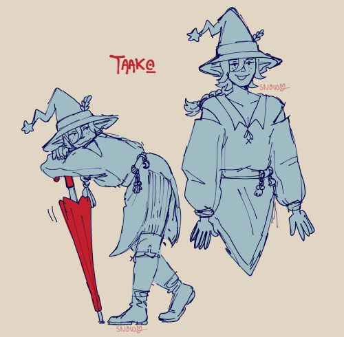 snowbuff:some Taako doodles from earlier