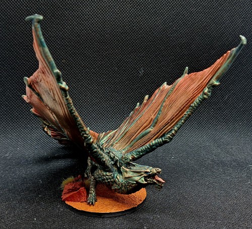 Another Dragon! One Day I Might Get Sick Of Painting Dragons, But It Sure Isn't Today!
