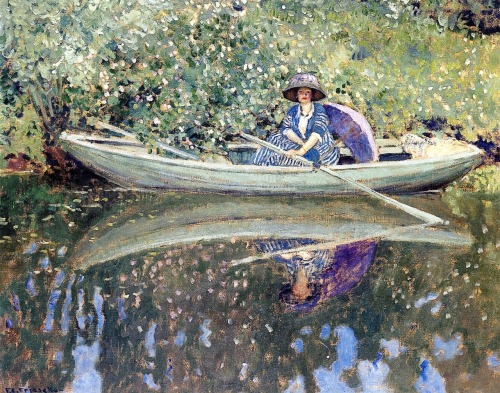 Frederick Carl Frieseke, On the River, (1909)Impressionism