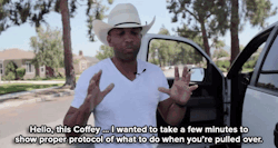 bellamyblakeprotectionsquad2k16:  micdotcom:  Watch: Country singer Coffey Anderson teaches exactly what to do if you’ve been pulled over.   I’m grateful that he took the time to do this, but I’m crying because it’s necessary.  