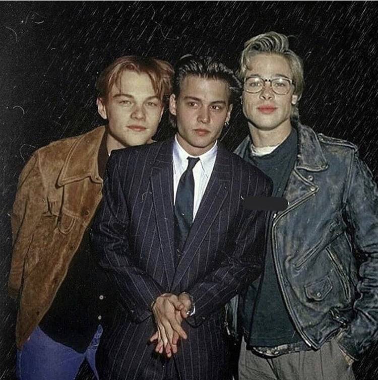 abstyle-stars:  LEONARDO, JOHNNY and BRAD