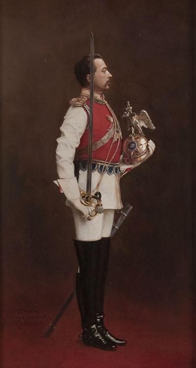 acmtedder:An Officer of the Russian Imperial Chevalier Guards, by Carl Ludwig Friedrich Becker 