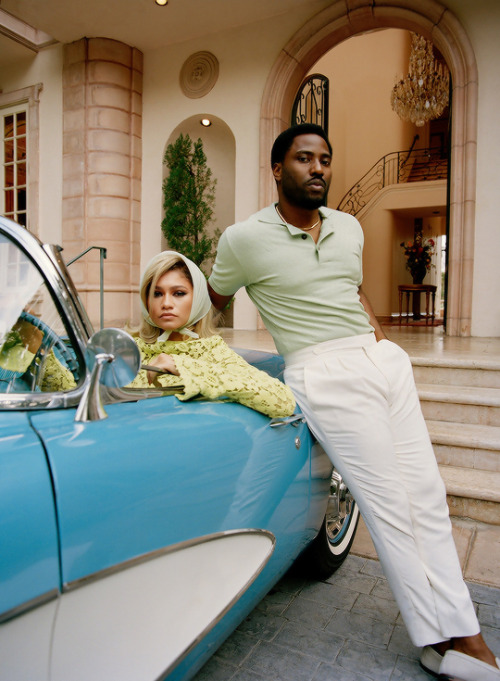 neverfarbehind: ZENDAYA COLEMAN &amp; JOHN DAVID WASHINGTON by Nadine Ijewere | W Magazine