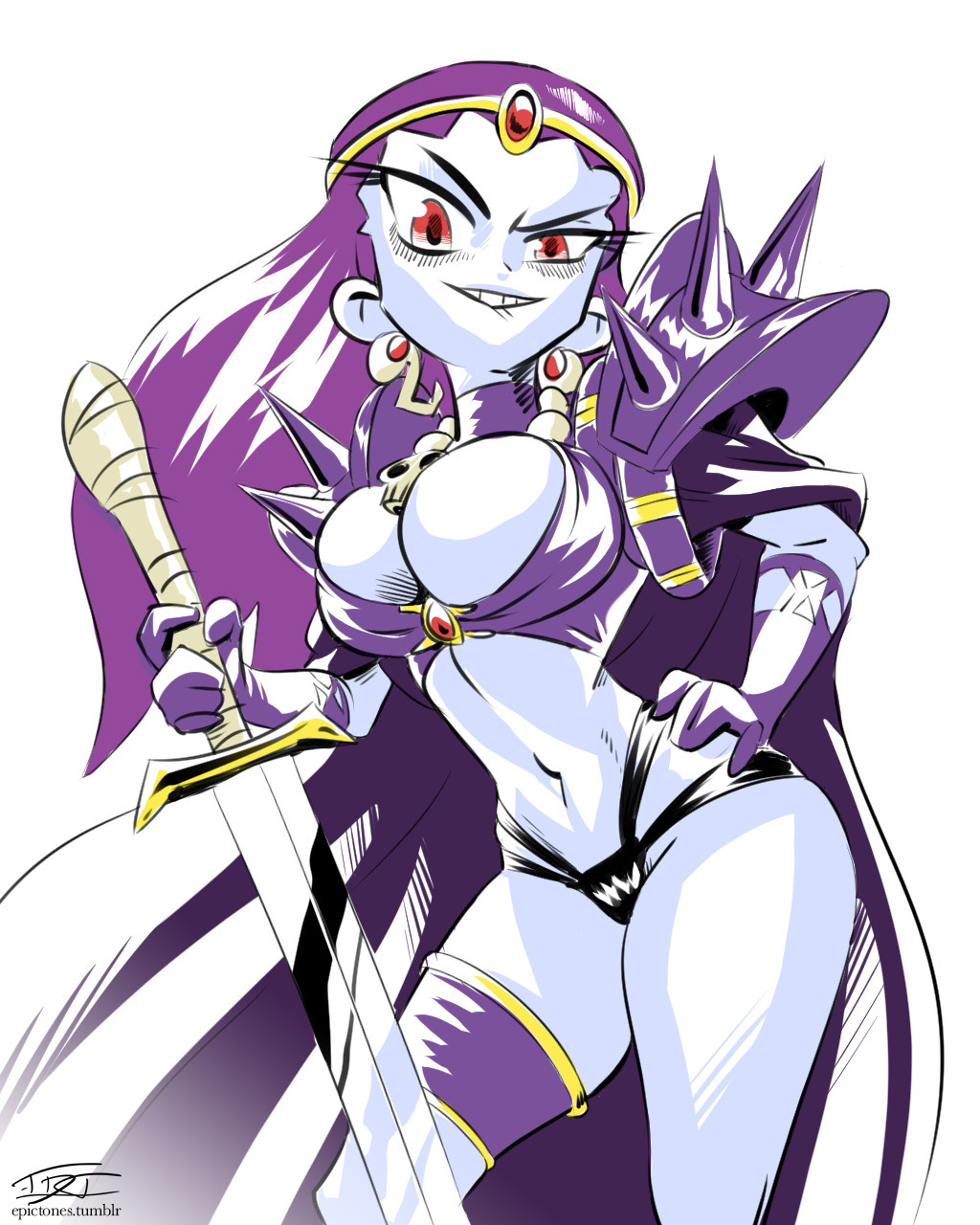 epictones:  I had to roll up a Shantae as Lina Inverse to match the Risky as Naga