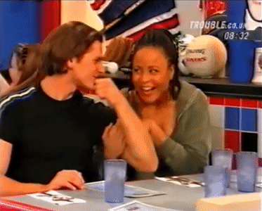 currvycurly: rockinatusahigh: USA High Season 1X27 Nurse LaurenFlexes muscles in German 