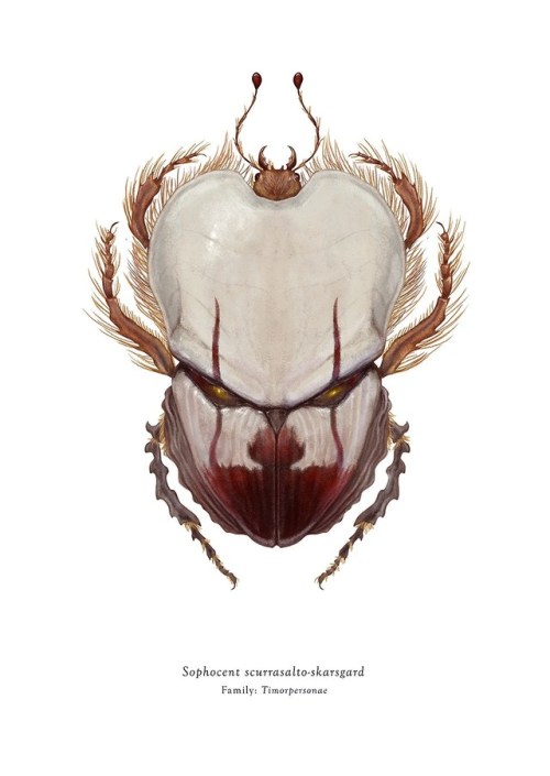 unexplained-events: Project: Arthropoda IconicusSeries: Timorpersonae by Richard Wilkinson  This ser