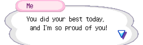 sleepyames: A little encouragement! 