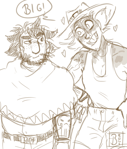 browsdraws:  did i tell y’all about my favourite junkrat ships 
