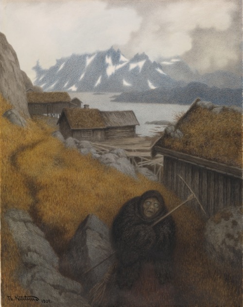 Theodor Kittelsen aka Theodor Severin Kittelsen (Norwegian, 1857-1914, b. Kragerø, Telemark county, 