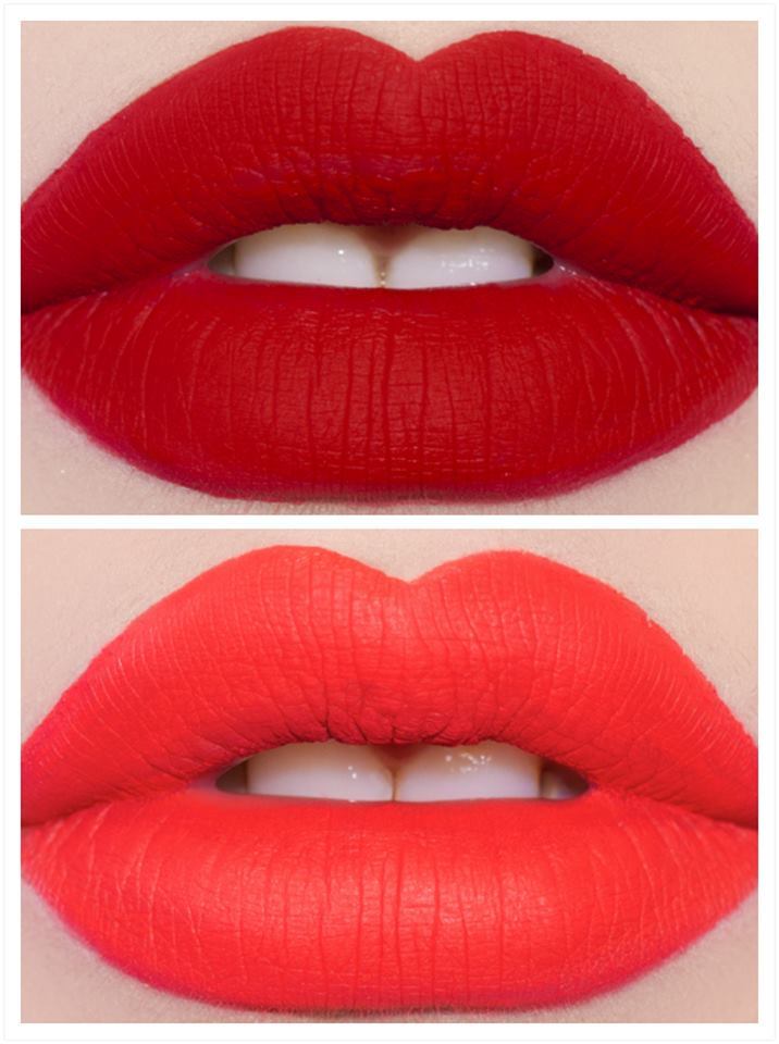 limecrime:  Velvetines are back and ripe for the picking!!  Top: Red Velvet Bottom:
