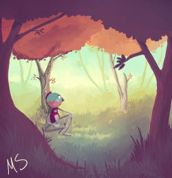 pinklon:  redid an old painting!  