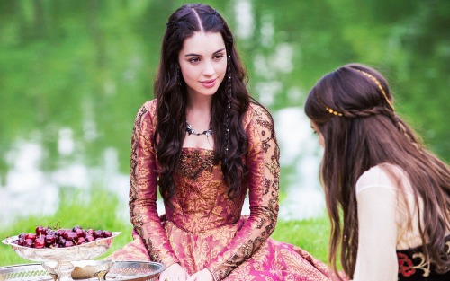 Adelaide Kane as Mary, Queen of Scots in Reign.