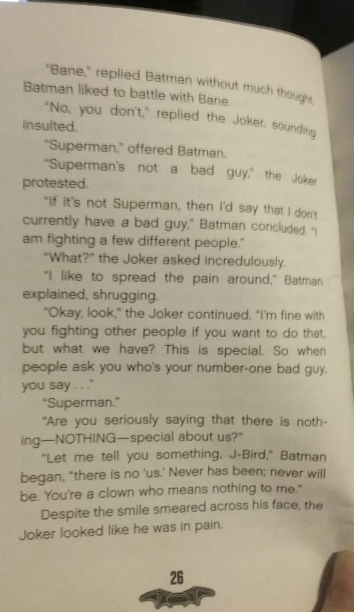 cardinalprince:  prematureejokeulation: so i purchased the lego batman junior novel and i didnt expect to die today but here i am, digging my own grave 