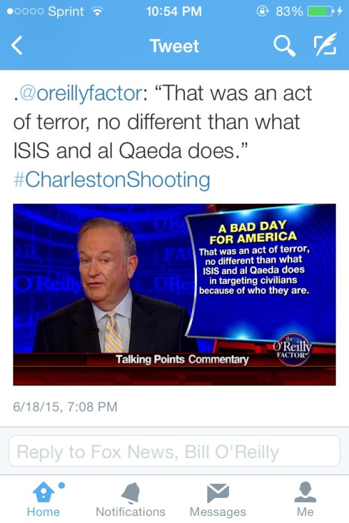 colachampagnedad:imsoshive:When Bill O'Reilly is speaking that real, you know shit is really fucked 