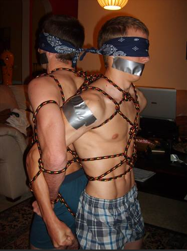 hotslaveboys:  They had no idea on who the whip would land next. More slaves? http://hotslaveboys.tumblr.com
