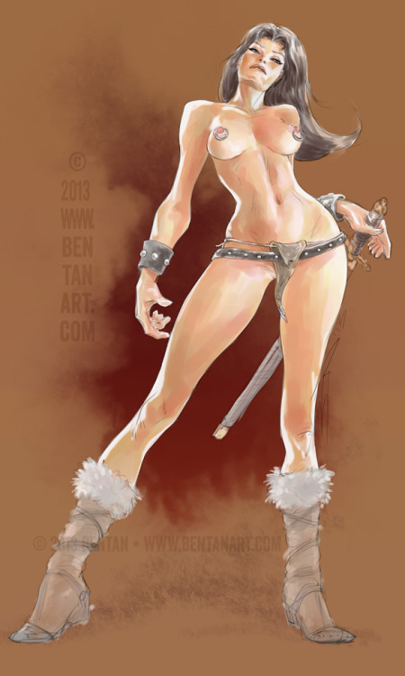 Porn Warrior by ~BenTanArt photos