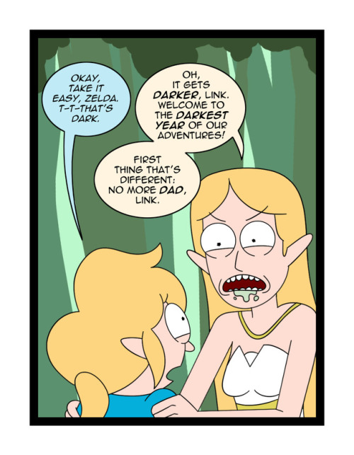 shadowva:  neoduskcomics:  Link and Zelda Season 3 Episode 1 Come follow me on deviantArt and/or Twitter.  Never thought i’d live to see something this funny 