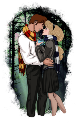 whatupprincess:  Disney at Hogwarts by Eira1893 