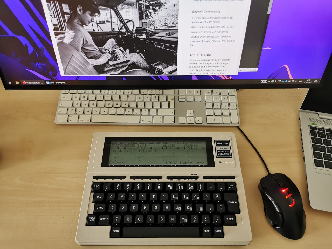 Tandy TRS-80 Model 100 batteries still aliveLast summer, I put new set of alkaline batteries in this portable beauty as I needed it for a photoshoot. A few months later, I used the machine also during a vintage computer event and (both times) I...