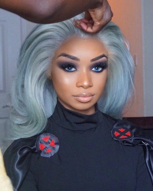 officialdesiree: Actress Desirée Mitchell’s STORM Cosplay goes viral on Twitter.Storm movie in the