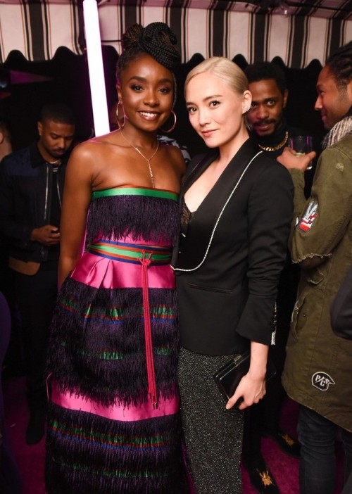 Kiki Layne and Pom Klementieff