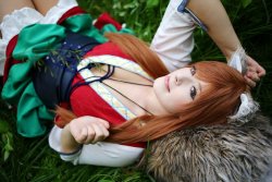 otherworldtravelagency:  Horo Holo Artbook Spice and Wolf Cosplay Costume by K-A-N-A 