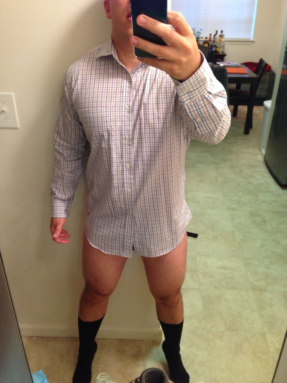 Getting ready to go to work