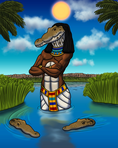 tyrannoninja: In ancient times, the Egyptian Nile Valley would have housed two species of crocodile,