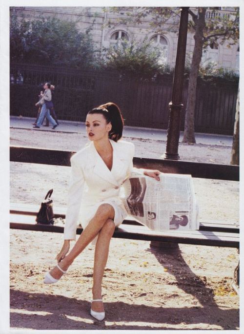 “Suits: The New Definition”Trish Goff by Pamela Hanson for US Vogue January 1995