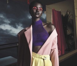 femmequeens:Adut Akech Bior photographed by Mert Alas and Marcus Piggott, Vogue Italia April 2018