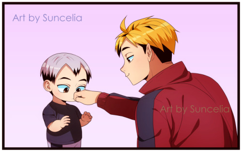 softdazais:suncelia-art:babysitters :D@velvetfireworks