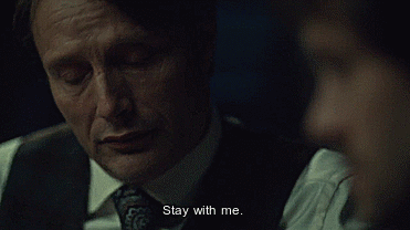 hannigram-hell: idonthaveyourappetite:  THIS. Don’t even get me started talking about this scene.  @hannigram-hell  @idonthaveyourappetite This is one of my favorites too. Hannibal didn’t need to cage Will…he went willingly. (Albeit with some influence