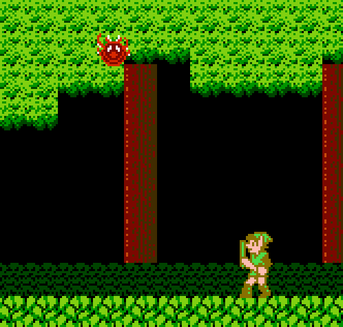 vgjunk:  Zelda II: The Adventure of Link, NES.