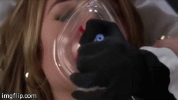 resfet1: Poor Ashley didn’t see it coming. Out of no where a gas mask appeared