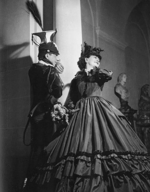 Coco Chanel and Fulco di Verdura attending the &ldquo;Bal Second Empire&rdquo;. Paris, 1934