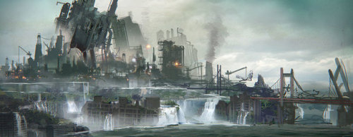 theamazingdigitalart:  The amazing concept art of NieR:Automata   NieR:Automata World Guide Art Collection 