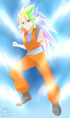 Super Saiyan Rainbow Dash (30 minute challenge)