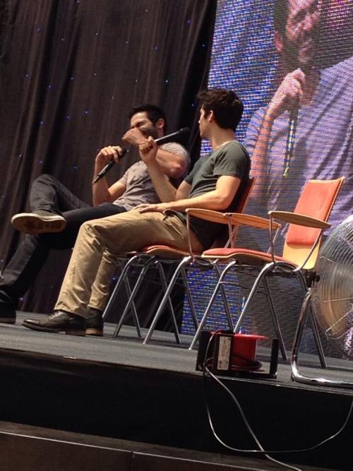 Dylan O'Brien And Tyler Hoechlin At Alpha Con (xxxx)